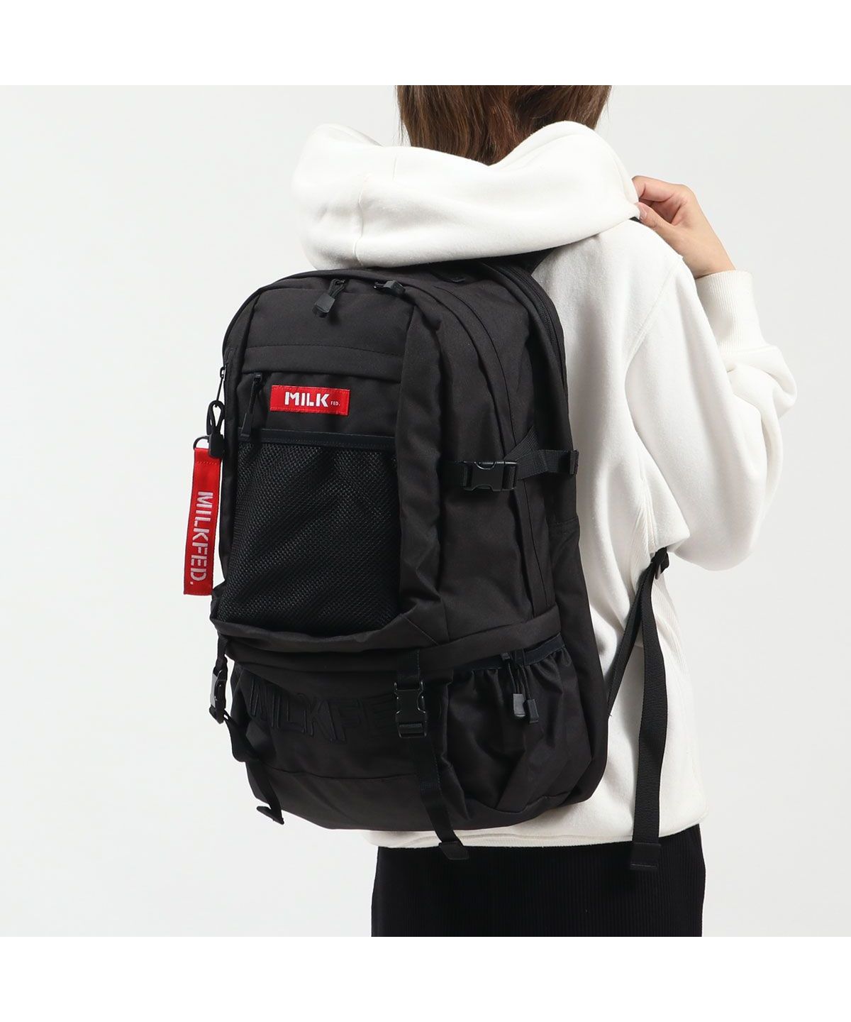 ミルクフェド リュック MILKFED. NEO EMBROIDERY BIG BACKPACK BAR ...