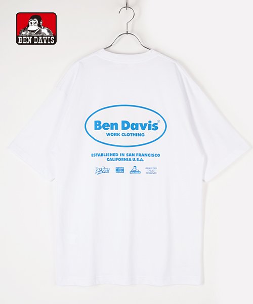 BEN DAVIS(BEN DAVIS)/【BENDAVIS】 ベンデイビス マーケティングEXS Tシャツ/ホワイト