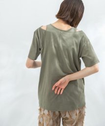 KBF/アシメレイヤードTシャツ/504120975