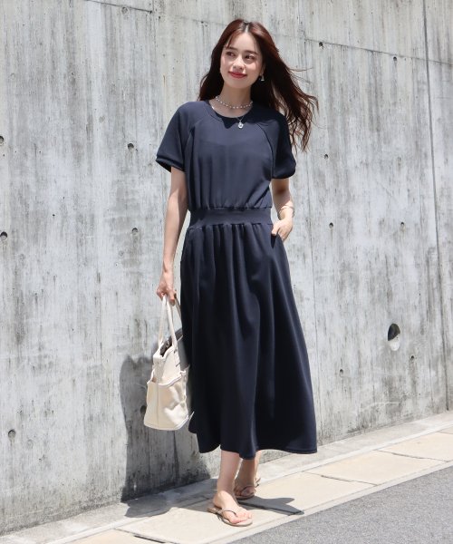 セール 10 Off パフスリーブ半袖スウェットワンピース ブルーイースト Blueeast Magaseek