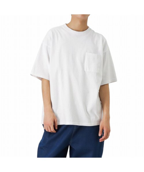 MAC HOUSE(men)(マックハウス（メンズ）)/Goodwear グッドウェア ビッグポケットTシャツ 2W7－3505－21SS/ホワイト