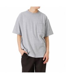 MAC HOUSE(men)(マックハウス（メンズ）)/Goodwear グッドウェア ビッグポケットTシャツ 2W7－3505－21SS/グレー