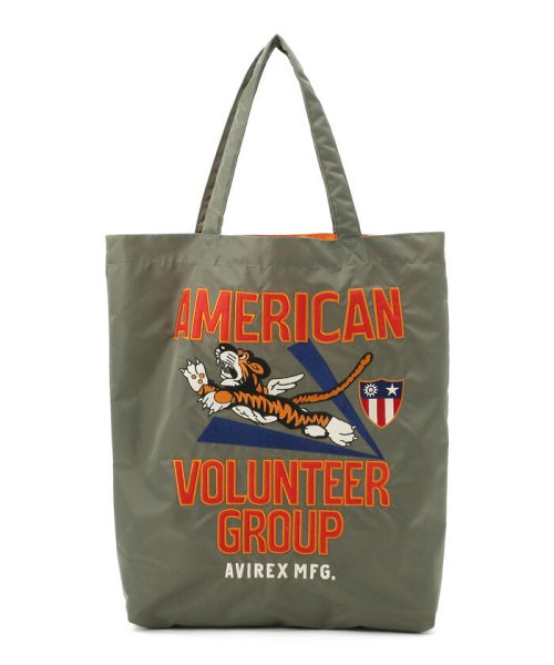 直営店限定 刺繍 トートバッグ Embroidery Tote Bag アヴィレックス Avirex アヴィレックス Avirex Magaseek