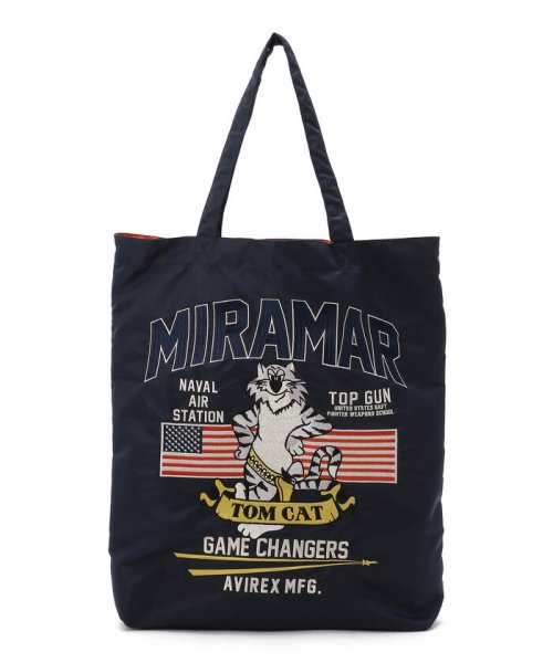 直営店限定 刺繍 トートバッグ Embroidery Tote Bag アヴィレックス Avirex アヴィレックス Avirex Magaseek