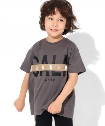 ANAP KIDS(アナップキッズ)/制菌プリントビッグTシャツ/ブラック