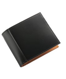 sankyoshokai(サンキョウショウカイ)/[PRAIRIE]コードバンレザー二つ折り財布/ブラック