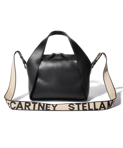 Stella McCartney(ステラマッカートニー)/【STELLA MCCARTNEY】ステラマッカートニー　ハンドバッグ 700139 W8542 LOGO/ブラック