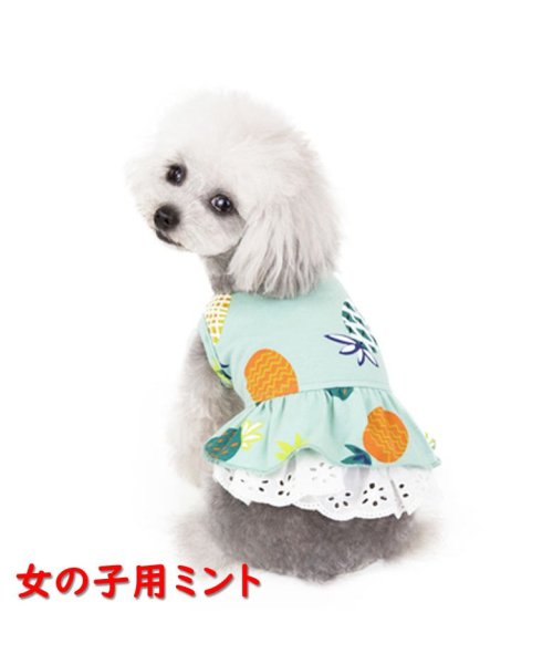 セール 犬 犬服 犬の服 女の子用 男の子用 ワンピース スカート パイナップル かわいい Dcos0029 マウマウ Mowmow Magaseek