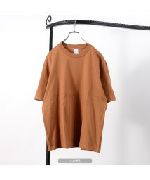 1111clothing(ワンフォークロージング)/◆プレミアムコットン 無地 ビッグTシャツ◆ tシャツ メンズ tシャツ レディース 無地tシャツ ビッグシルエット tシャツ ビッグt 無地t オーバーサイズ/キャメル