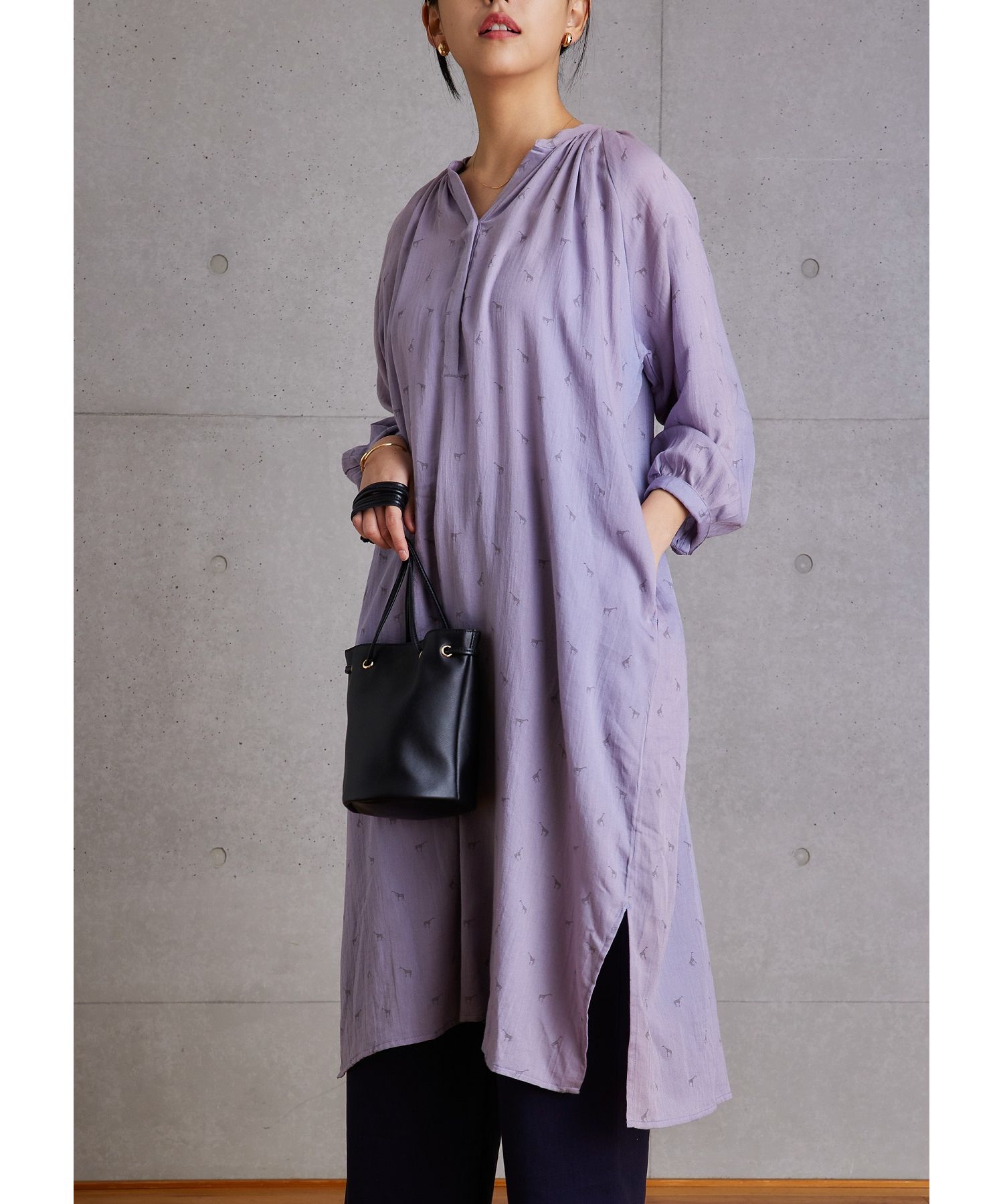 セール キリンプリントワンピース ファナカ Fanaka Magaseek