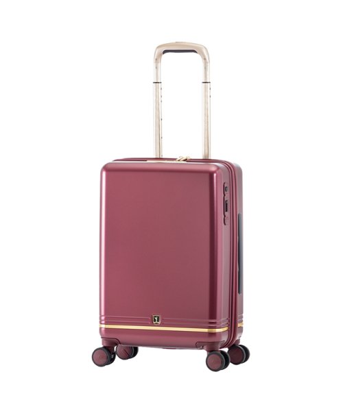 ASIA LUGGAGE(アジアラゲージ)/アジアラゲージ フライト スーツケース 機内持ち込み Sサイズ SS 33L LCC対応 ストッパー付き 軽量 A.L.I f－light FLT－010K－1/ワイン