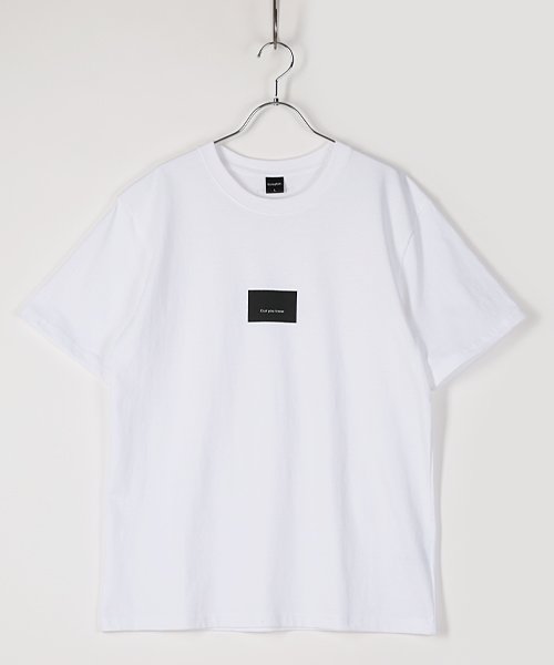 Amerikaya(Amerikaya)/【アメリカ屋】シンプルロゴ プリント 半袖 Tシャツ/ホワイト