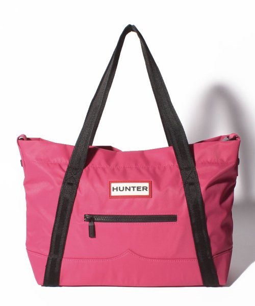 ナイロントップクリップ トート ミディアム ハンター Hunter Magaseek