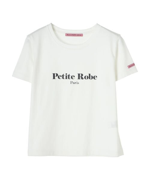 Maison de FLEUR Petite Robe(メゾンドフルール　プチローブ)/【ムック本掲載】ロゴプリントTシャツ/オフホワイト
