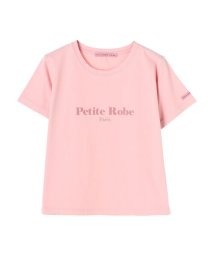 Maison de FLEUR Petite Robe(メゾンドフルール　プチローブ)/【ムック本掲載】ロゴプリントTシャツ/ピンク