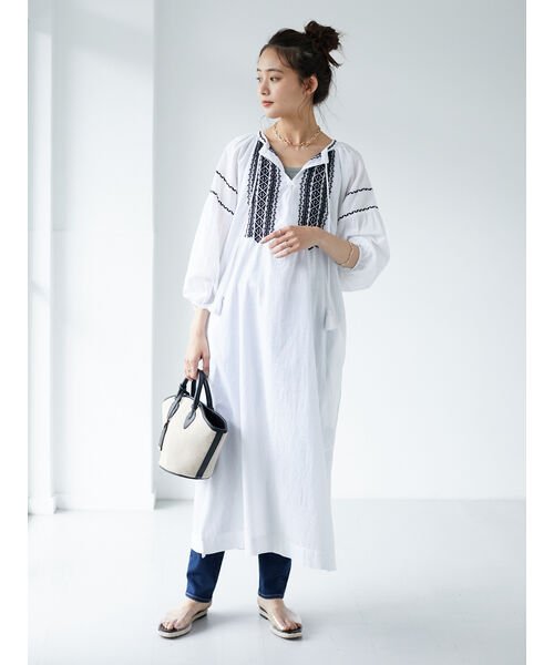 セール ボタニカル刺繍ワンピース クラフトスタンダードブティック Craft Standard Boutique Magaseek