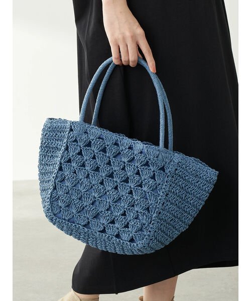 クーポン セール 40 Off シェル編みペーパーバッグ アースミュージック エコロジー Earth Music Ecology Magaseek