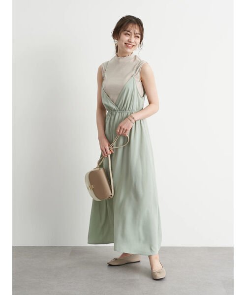 セール カシュクールキャミワンピース アースミュージック エコロジー Earth Music Ecology Magaseek