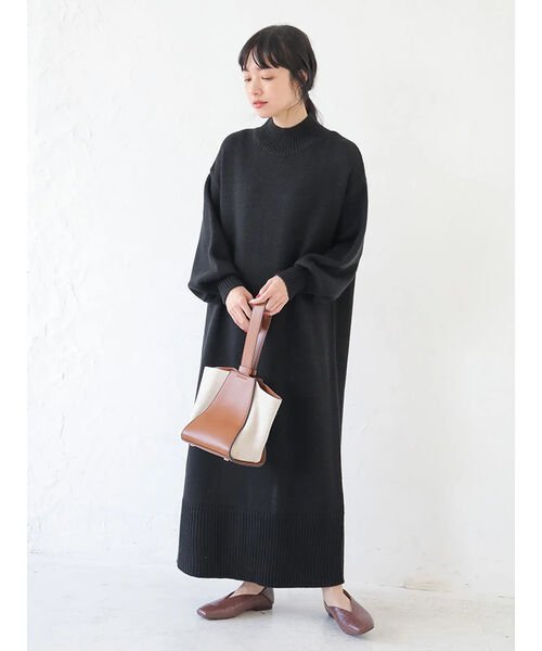 クーポン セール 71 Off バックヘムスリットニットワンピース アースミュージック エコロジー Earth Music Ecology Magaseek