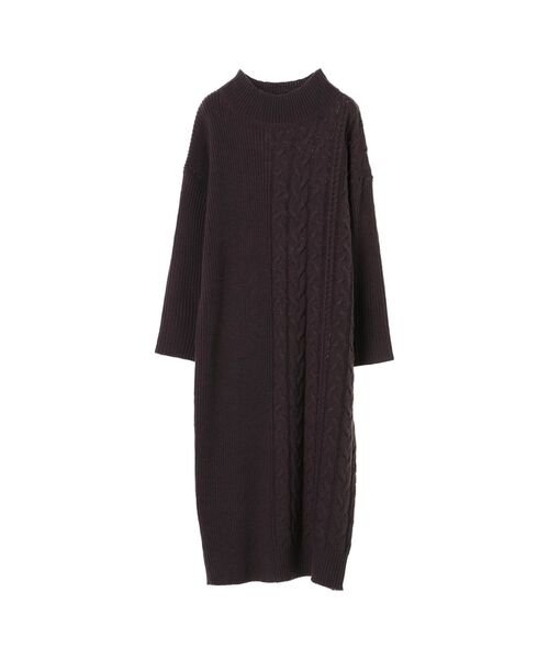 セール デザインケーブルニットワンピース コエ Koe Magaseek