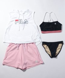FILA(フィラ)/【フィラ】ロゴタンク４点セット/ホワイトピンク