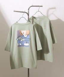 ZIP FIVE(ジップファイブ)/【pkm1436】PIKO ビックシルエットイラストTシャツ/その他系1