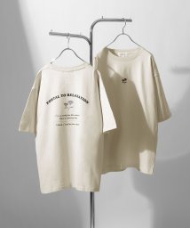 ZIP FIVE(ジップファイブ)/【t－1551027】アソートプリントBIGTシャツ/アイボリー系3