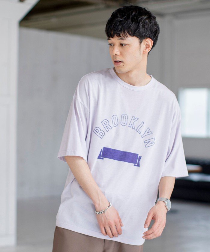 セール 44 Off Wプリントカレッジtシャツ コーエン Coen Magaseek