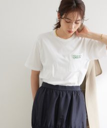 ROPE'(ロペ)/ISLAND 刺繍Tシャツ/オフホワイト（15）