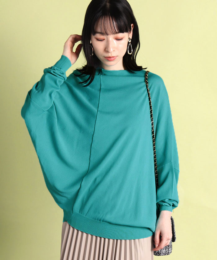 セール】モックネックドルマンニット(504130106) | モディファイ