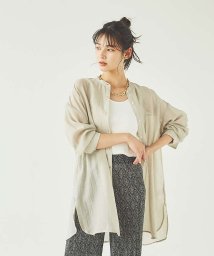 abahouse mavie(ａｂａｈｏｕｓｅ　ｍａｖｉｅ)/【販売店舗限定】ヴィンテージシアーボイルボサムシャツ/ベージュ