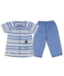 BACKYARD FAMILY(バックヤードファミリー)/レディースパジャマ 半袖/ブルー系1