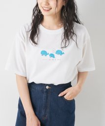 OLIVE des OLIVE(オリーブデオリーブ)/さがら刺繍アニマルアソートＴシャツ/ベージュ