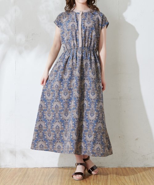 セール 50 Off ダマスク柄ワンピース オリーブデオリーブ Olive Des Olive Magaseek