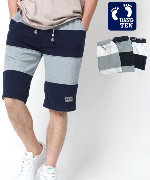 セール Hang Ten ハンテン パイル ボーダー ハーフパンツ マルカワ Marukawa Magaseek