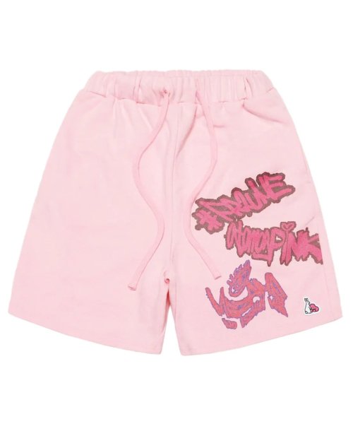 atmos pink(atmos pink)/アトモスピンク x メザメ コラボレーション #エフアールツーウメ ハーフパンツ/ピンク