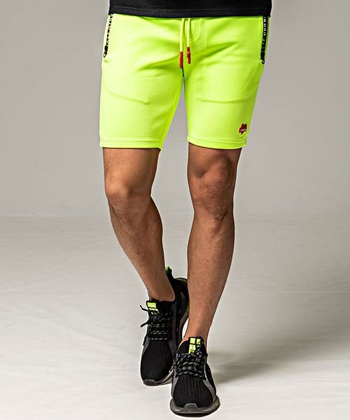 Luxe R 蛍光止水ジップポリショーツ ハーフパンツ メンズ ショートパンツ 短パン 膝上 ひざ上 ジップ スポーツ C エスビーセレクト Sb Select Magaseek