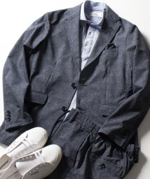 NOLLEY’S goodman(ノーリーズグッドマン)/COOL DOTS セットアップ テーラードジャケット (※着やすさ動きやすさを追求した快適素材)/インディゴブルー