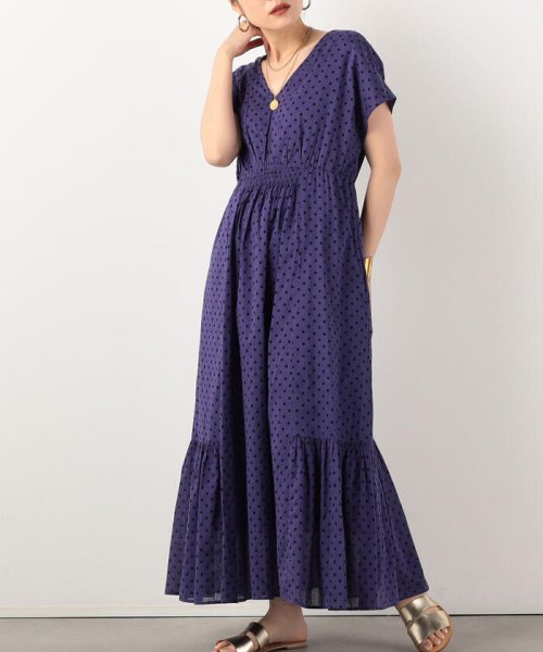 セール Ne Quittez Pas ヌキテパ コットンボイルドットプリントワンピース ノーリーズ Nolley S Magaseek