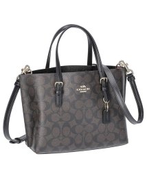 COACH(コーチ)/コーチ C4250 ミニトートバッグ 2WAYショルダー付 MOLLIE TOTE 25 PVCシグネチャー レディース/ブラウン/ブラック