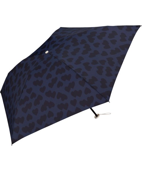 Wpc．(Wpc．)/【Wpc.公式】雨傘 [Air－Light] エアライトアンブレラ ハートシャドー 50cm 超軽量 レディース 折りたたみ傘/NV