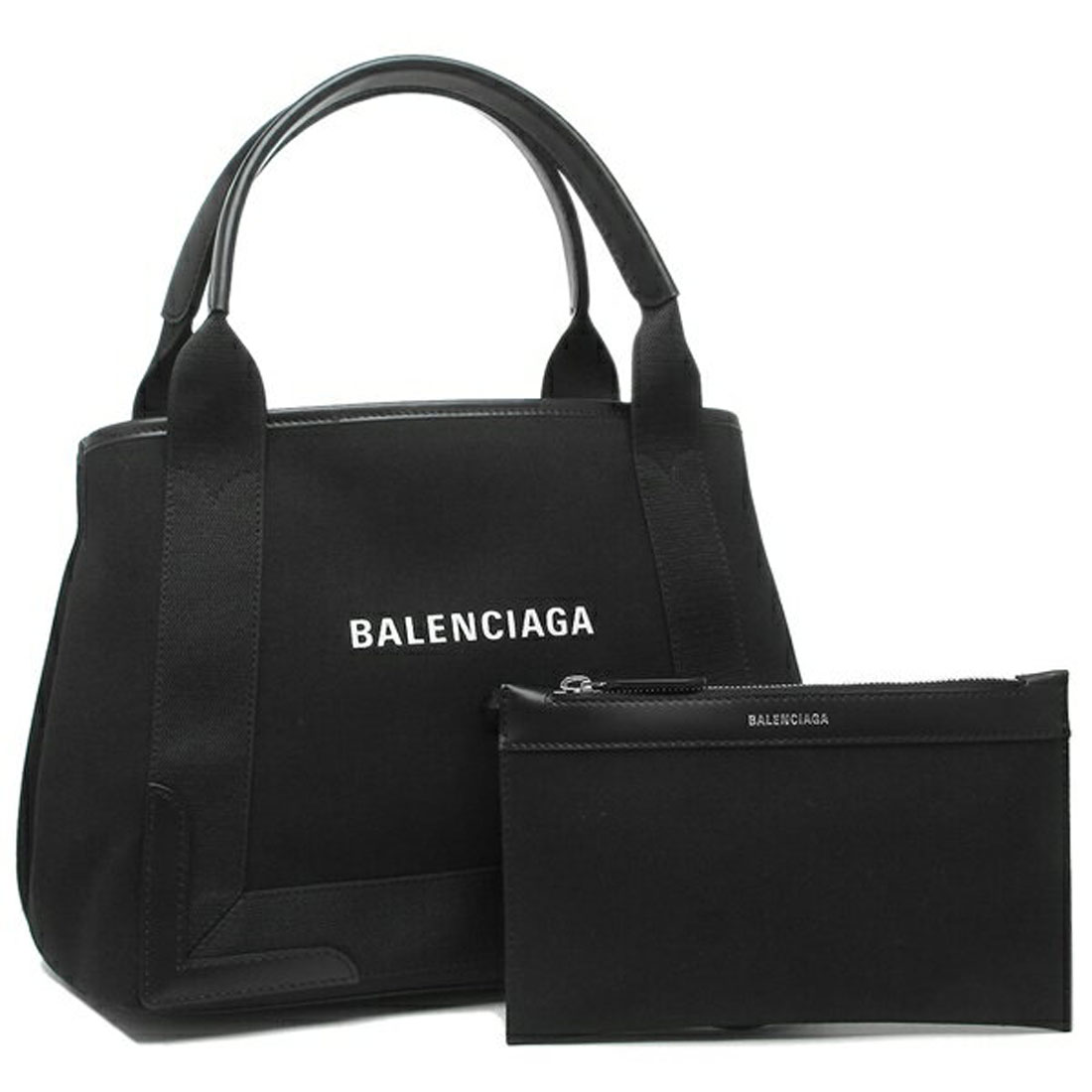 BALENCIAGA バレンシアガ ネイビーカバ S トートバッグ カバス | www