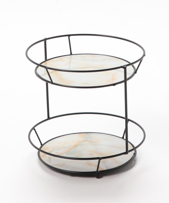 2段収納ゴールドトレー 韓国ライク ジュエリートレイ Aimoha アイモハ Aimoha Magaseek