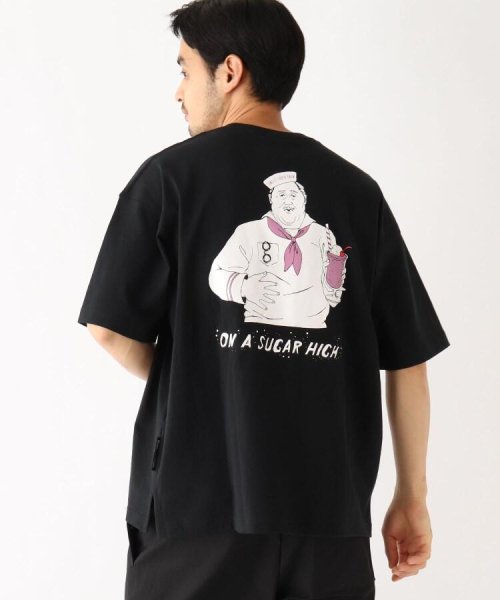 セール イラストレーター トチハラユミ 限定 バックプリント半袖tシャツ ベースコントロール Basecontrol Magaseek