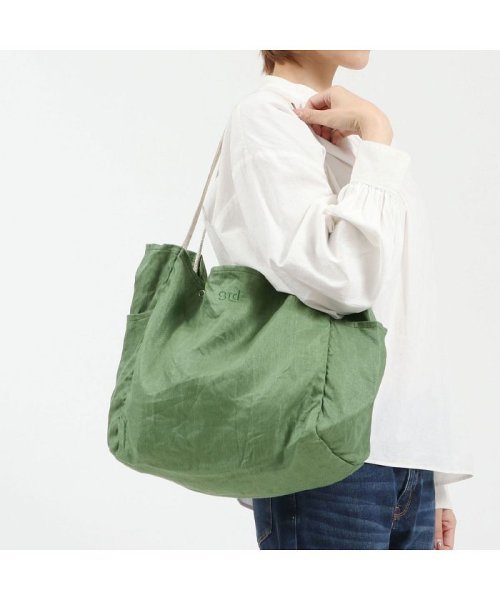 STANDARD SUPPLY(スタンダードサプライ)/スタンダードサプライ トートバッグ STANDARD SUPPLY バッグ DAILY LINEN トート A4 リネン 肩掛け TOTE M/モスグリーン