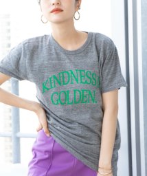 NOLLEY’S(ノーリーズ)/◇【WEB限定】KINDNESS IS GOLDEN.Tシャツ/グレー