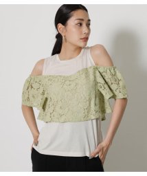 AZUL by moussy/LACE LAYERED RUFFLE TOPS/504136242