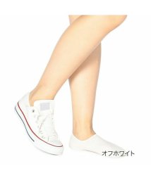 fukuske(フクスケ)/福助 公式 レディース 靴下 fukuske 総パイル 深履き 無地 カバーソックス/オフホワイト