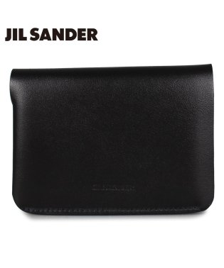 Jil Sander/ジルサンダー JIL SANDER ミニ財布 カードケース メンズ レディース スリム 薄型 DOUBLE CARD WALLET ブラック 黒 JSMS840/504089587