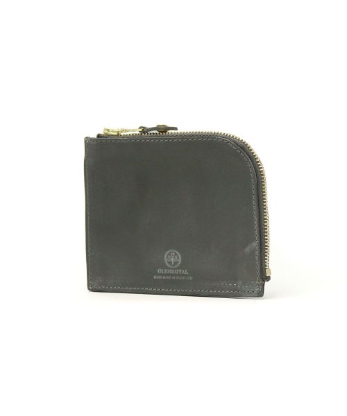 GLEN ROYAL(グレンロイヤル)/GLENROYAL グレンロイヤル 財布 BRIDLE LEATHER ZIP MINI PURSE WITH GUSSET 03－6043/グレー